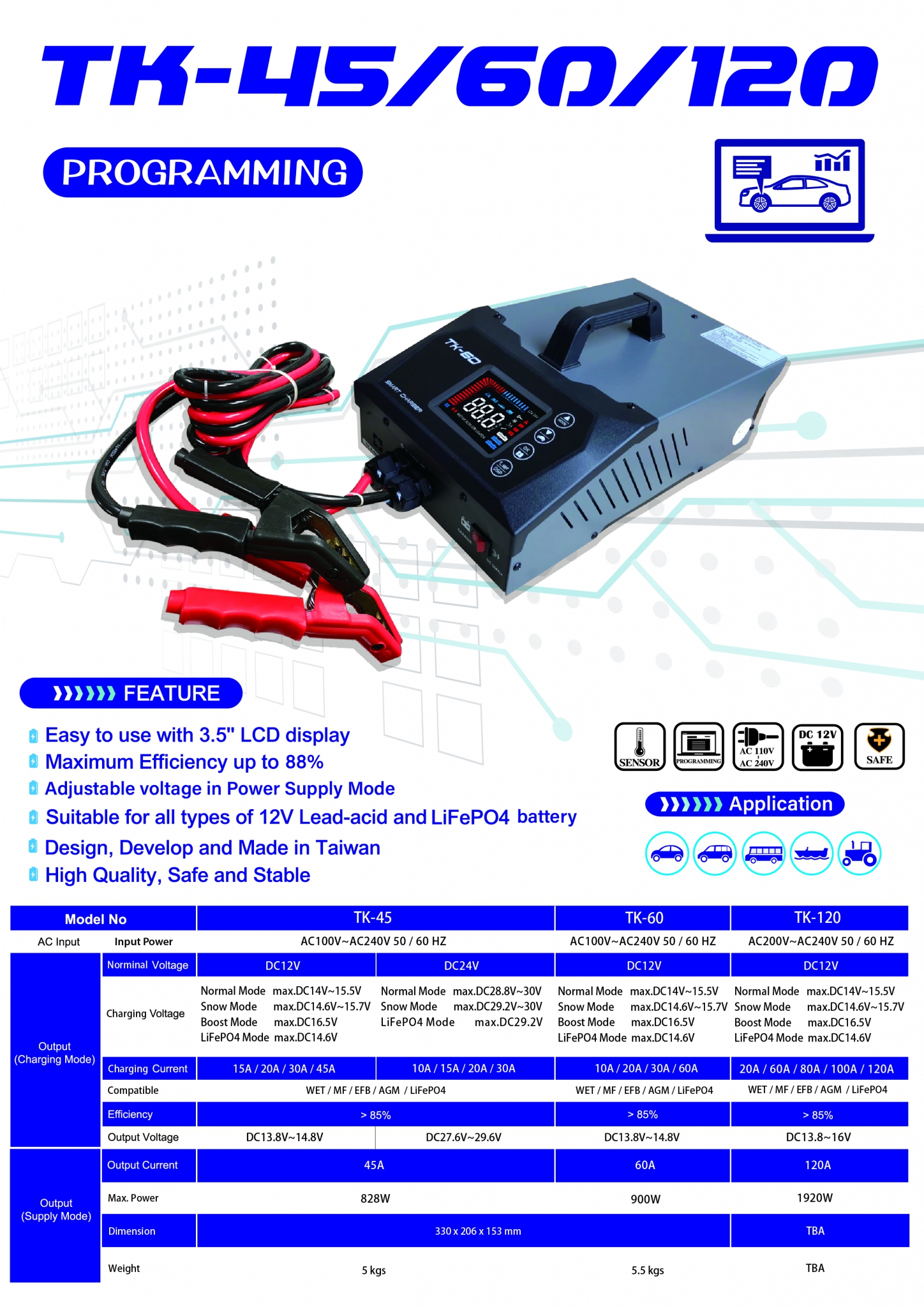 TK45 Programming Battery Charger_Programming_Automotive_Battery