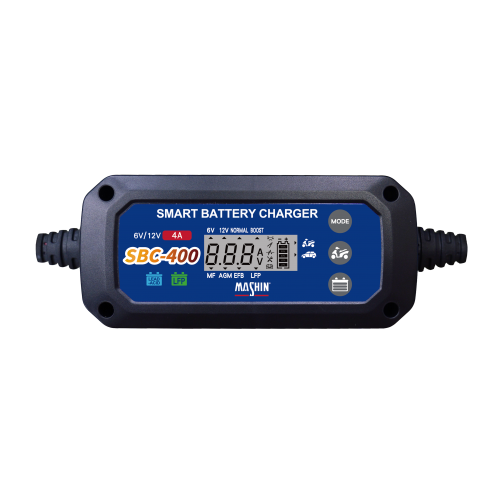 (圖)｛ 限時一個月送鑰匙圈 ｝SBC-400 智慧型 鉛酸/鋰鐵電池 6/12V 雙模充電器