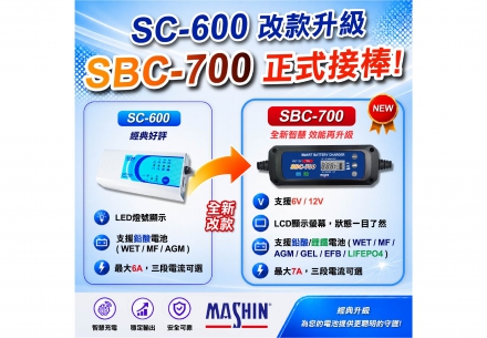 ✨【經典再進化｜SC-600 正式改款為 SBC-700】⚡